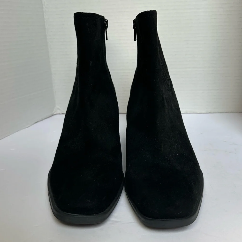 Zodiac Women’s Black Lucinda Ankle Square Toe Suede Look Boots- Size 8.5 - Picture 10 of 14